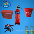 Red Portable ABC Dry Powder Fire Extinguisher with Bracket